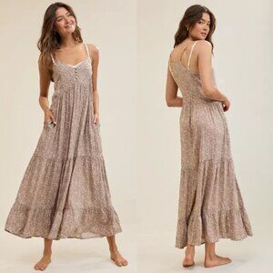 Aerie Printed Maxi Dress